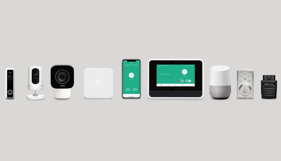 Vivint home security product line in Jackson